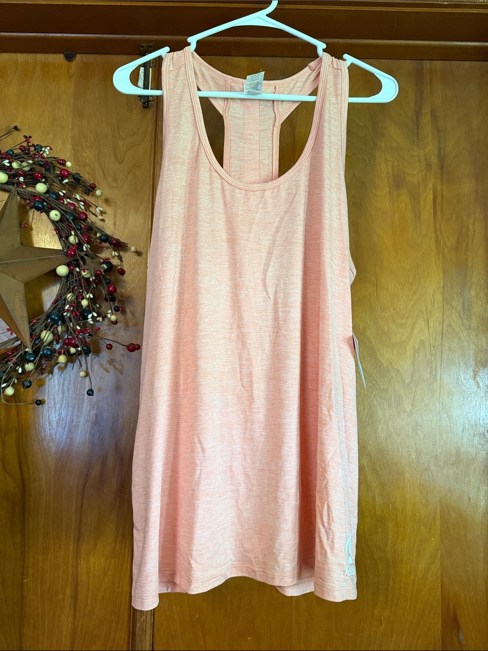 Reebok Peach/Pink Racerback Tank Top